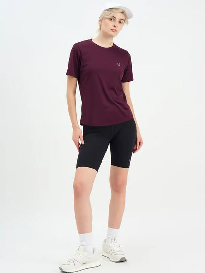 SG H1WT83131 Women Berry T-Shirt