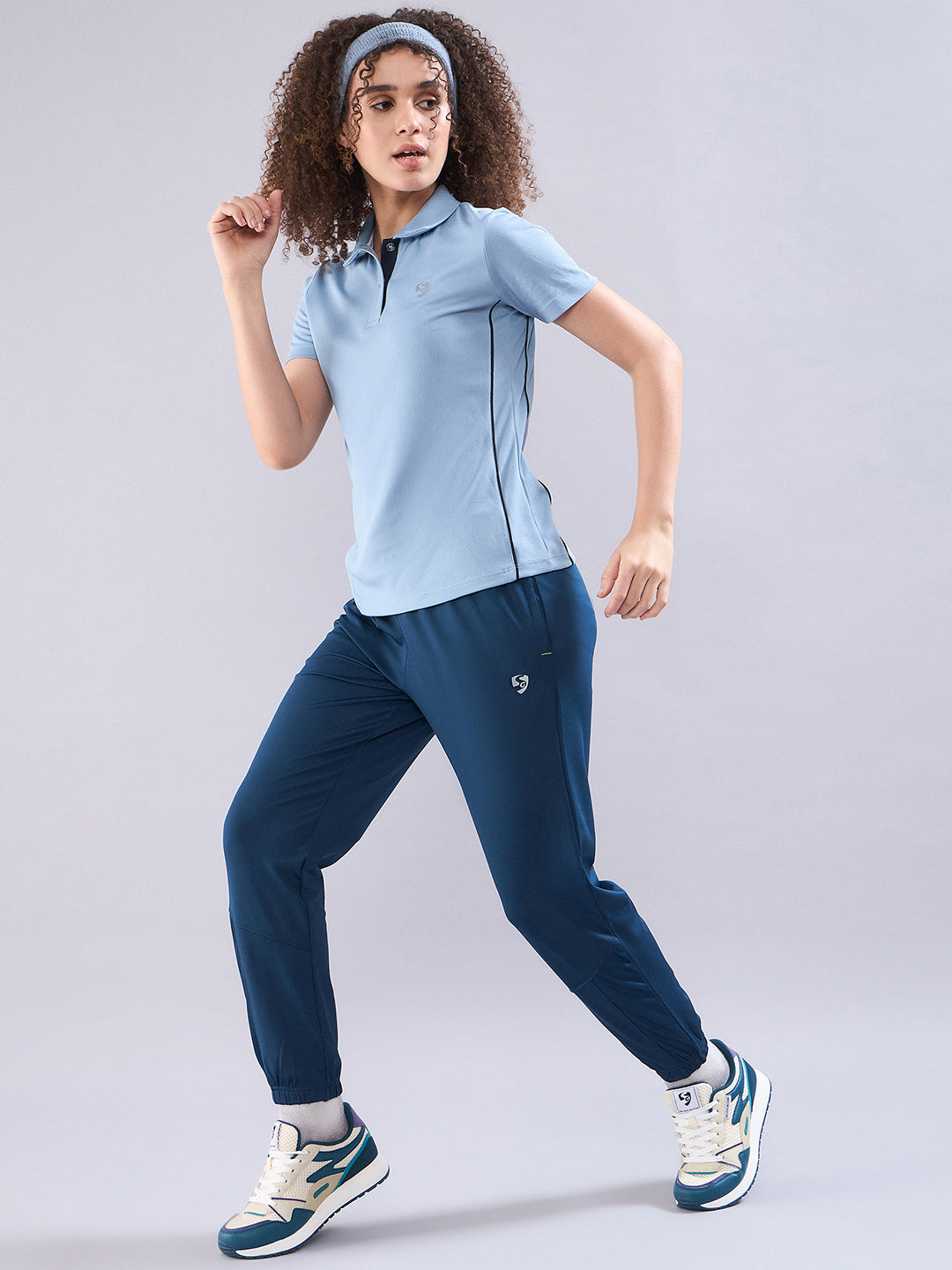 SG Women's Polo T-Shirt Sky