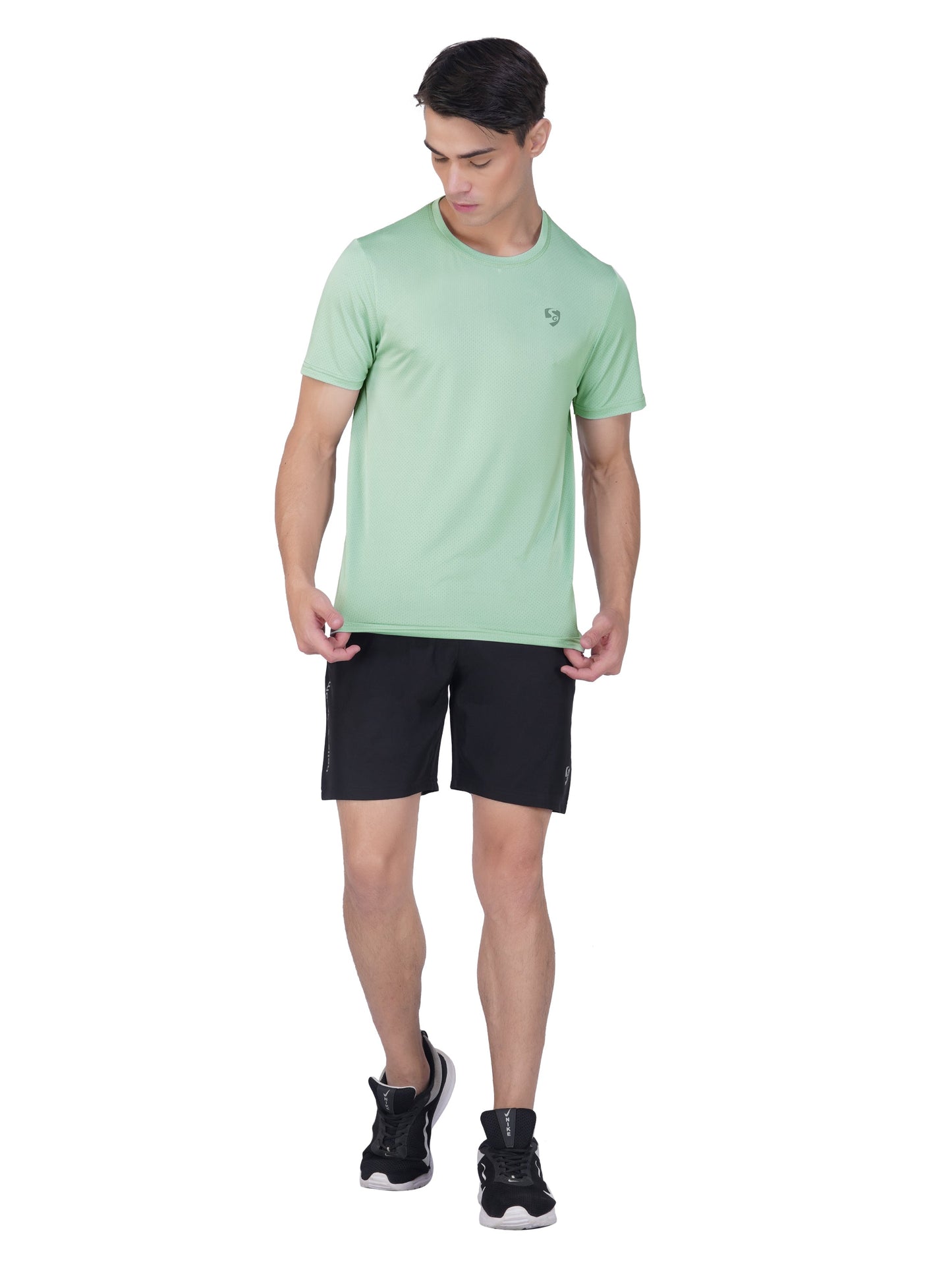 SG Men's Round Neck T-Shirt for Men & Boys | Ideal for Trail Running, Gym Fitness & Training, Jogging, Regular & Fashion Wear