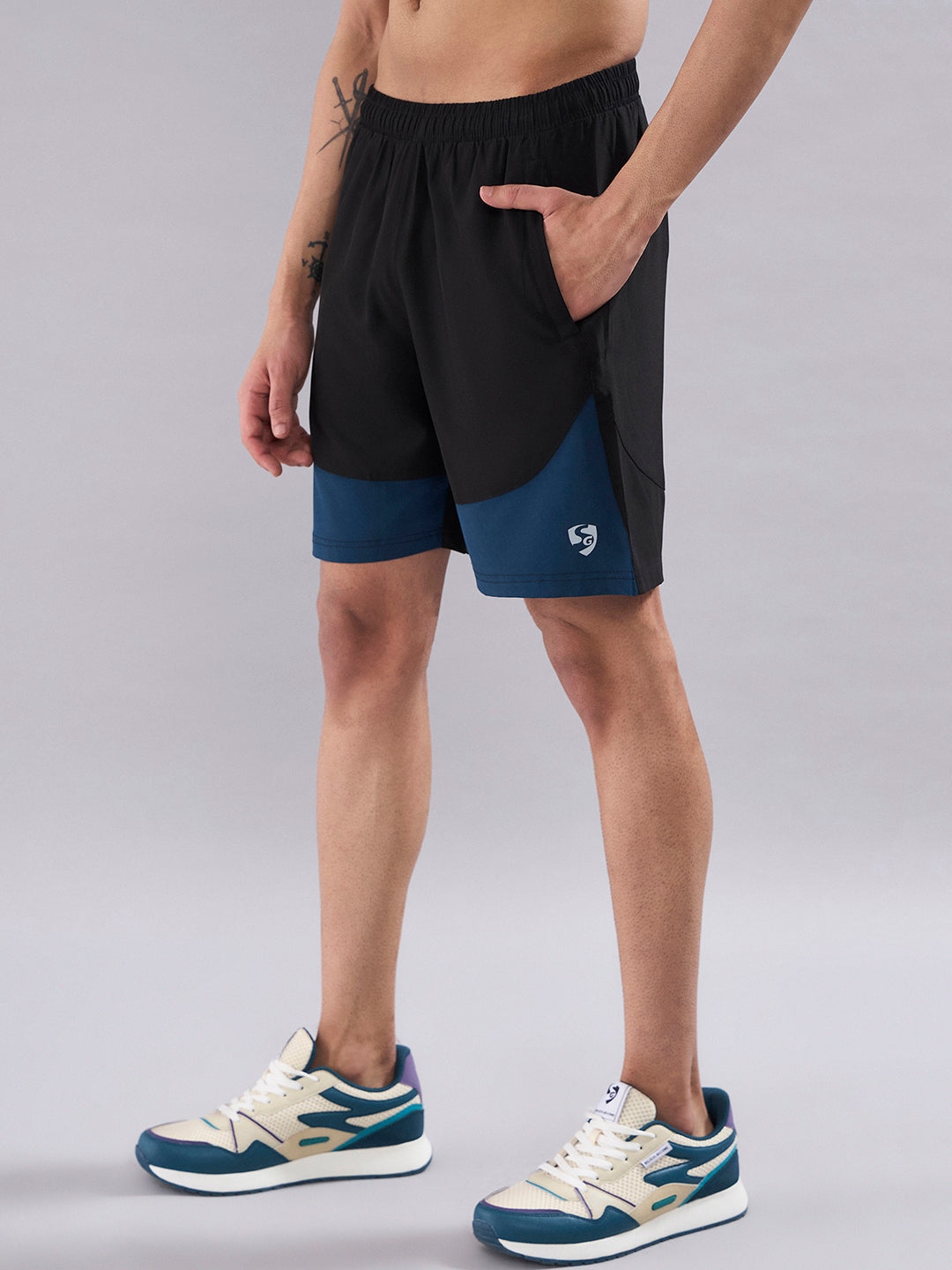 SG Men's Shorts Black/ Teal