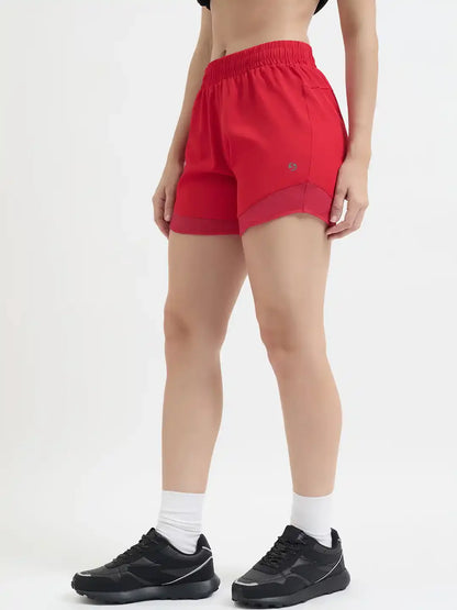 SG H1WS83301 Women Red Shorts