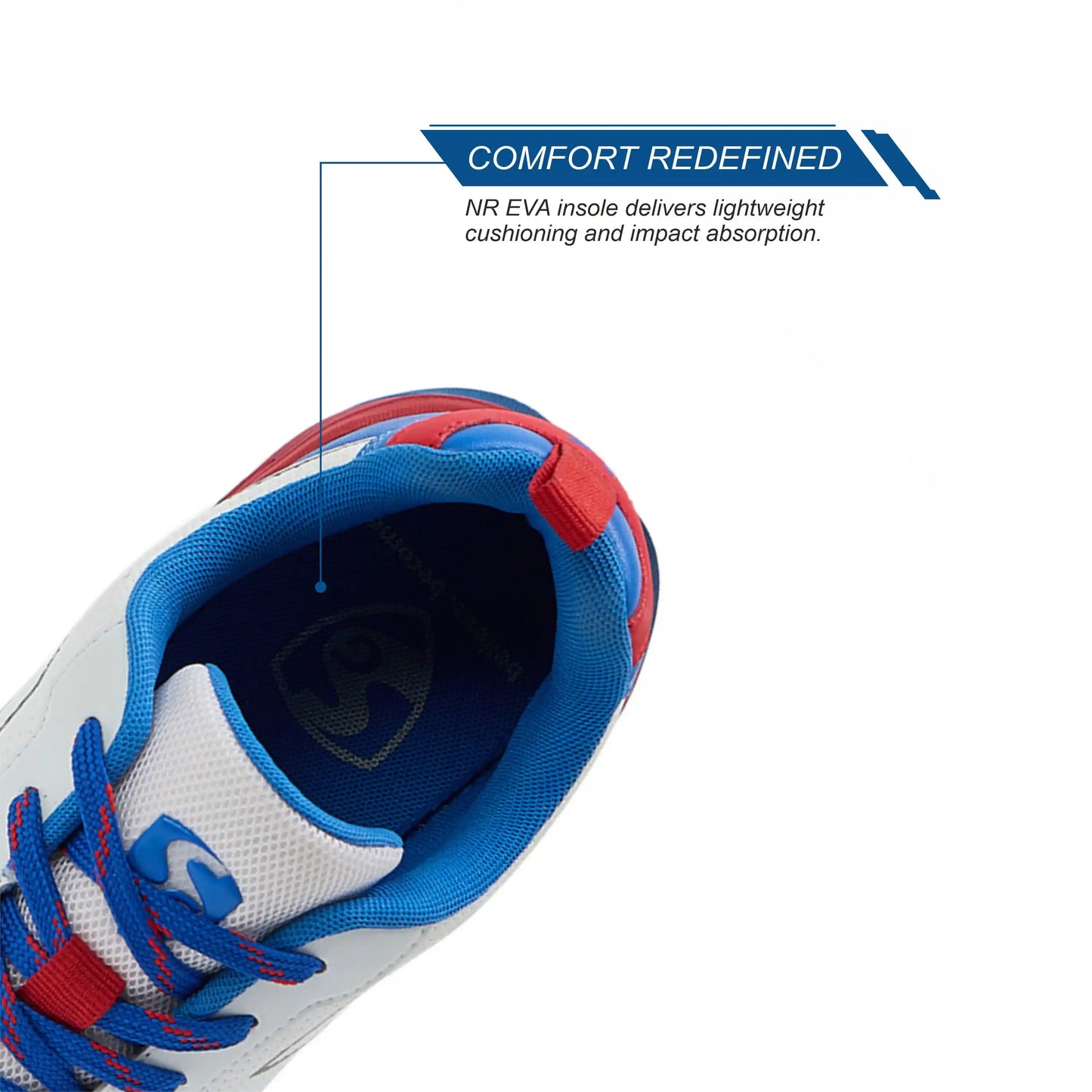 SG SCORER EDGE Shoes White/Red