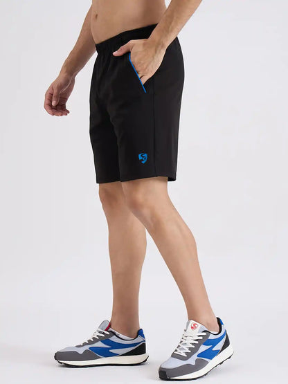 SG H2MS83962 Men Black/ Royal Blue Shorts