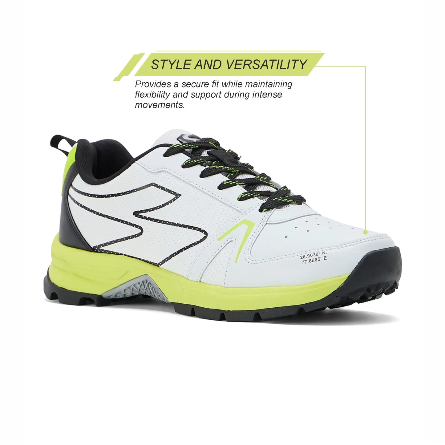 SG SCORER EDGE Shoes White/Volt green
