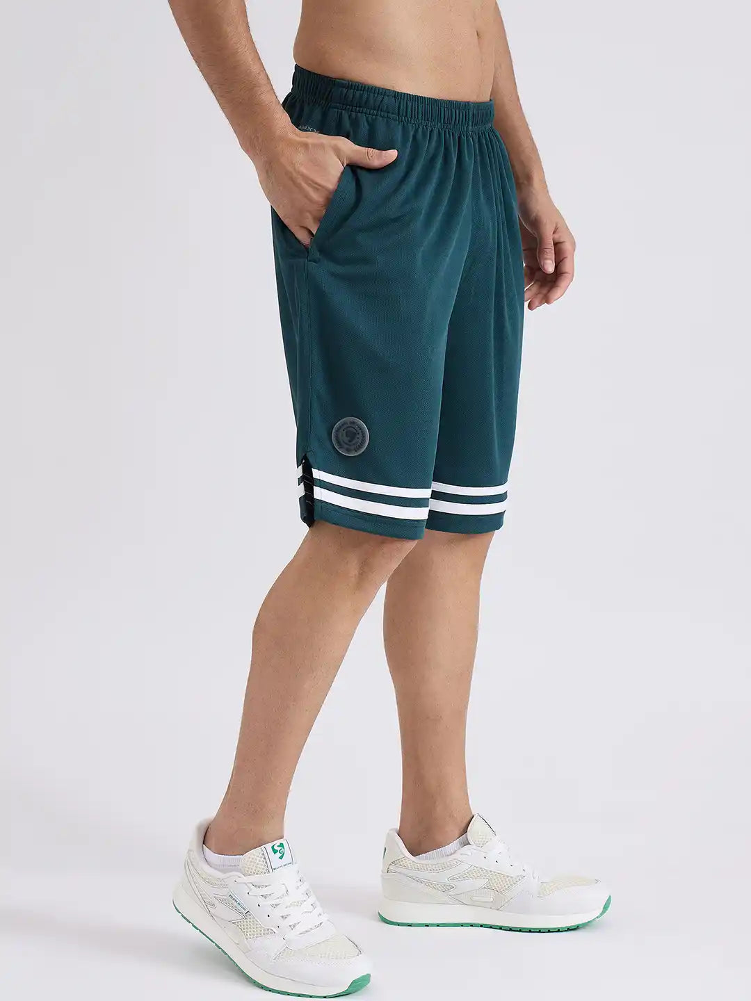 SG H2MS83973 Men Forest Green Shorts