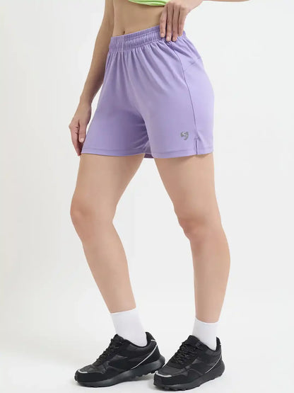 SG H2WS83292 Women Purple Shorts