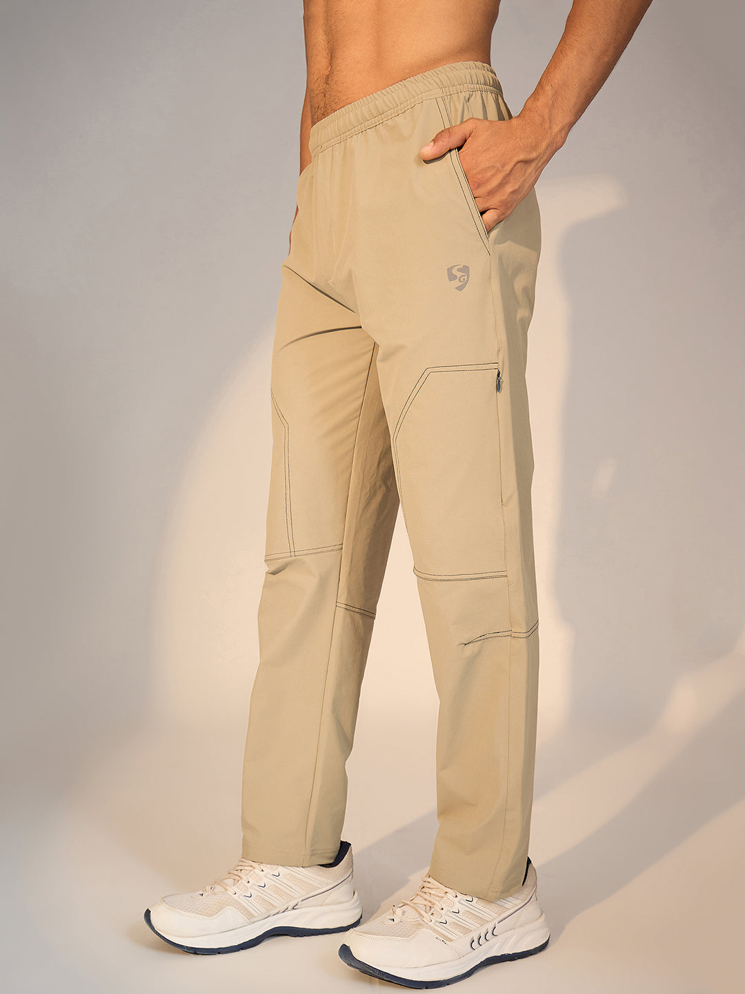 TRACK PANT MEN SG H3MTP8227 KHAKI