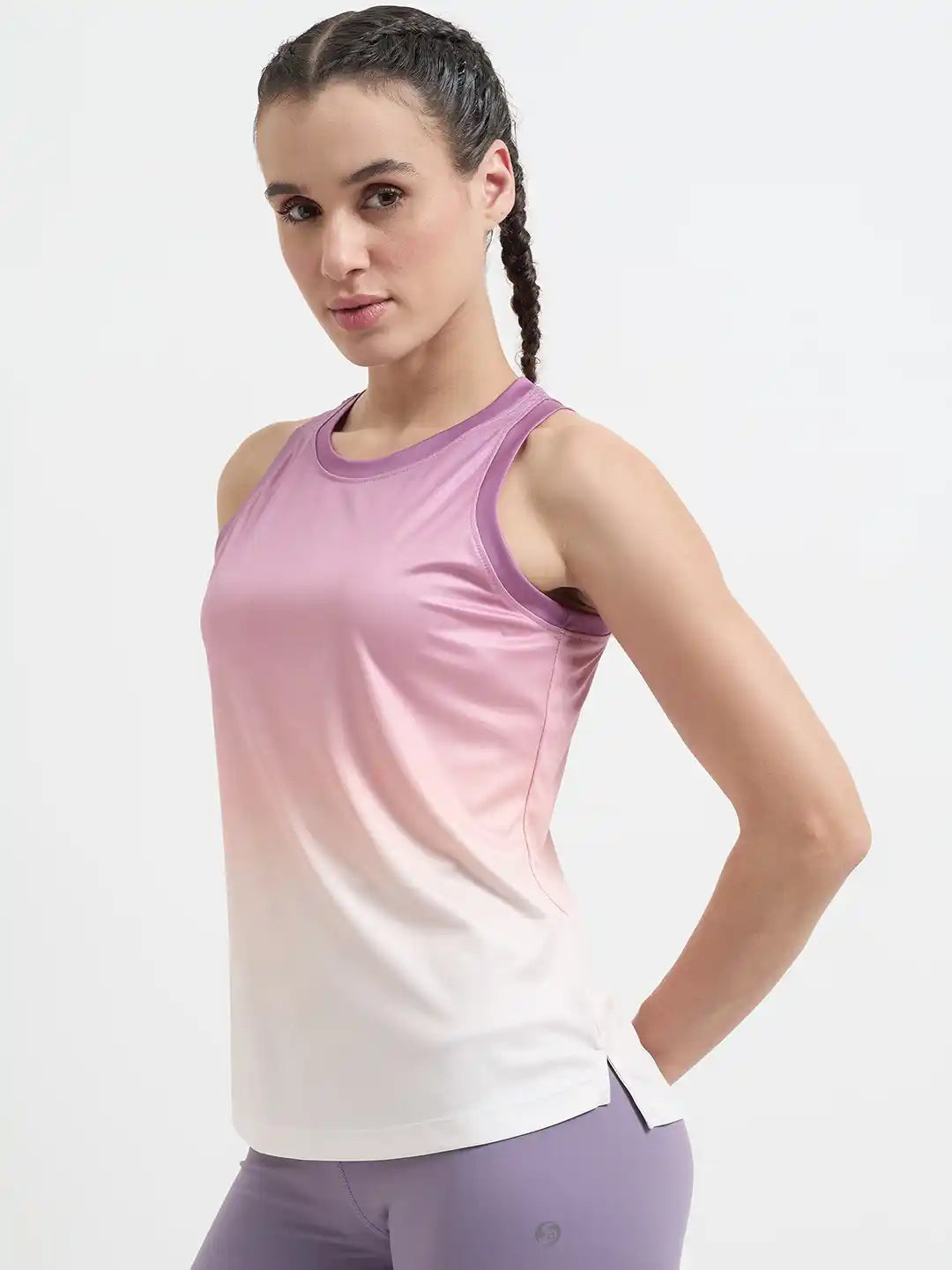 SG H2WV83031 Women Lilac T-Vest
