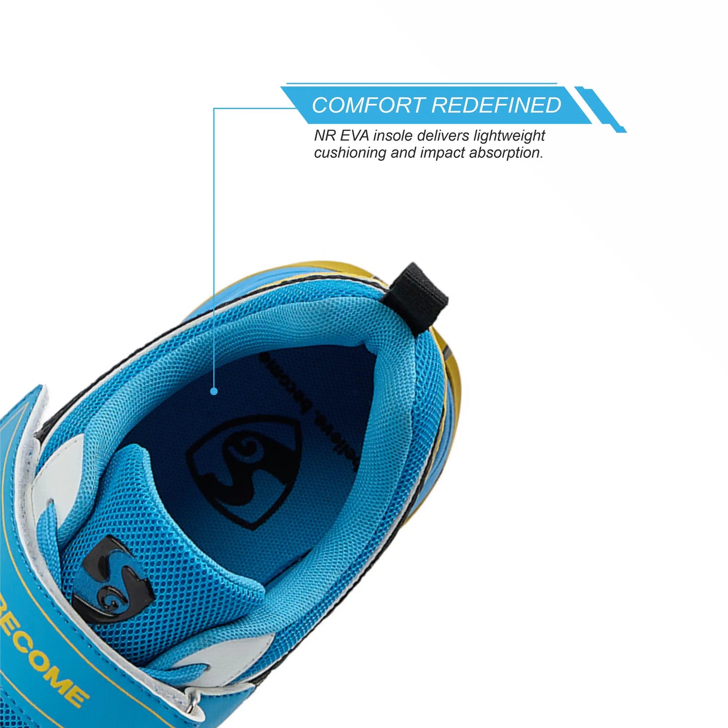 SG CENTURY PACE Shoes White/Blue/Yellow
