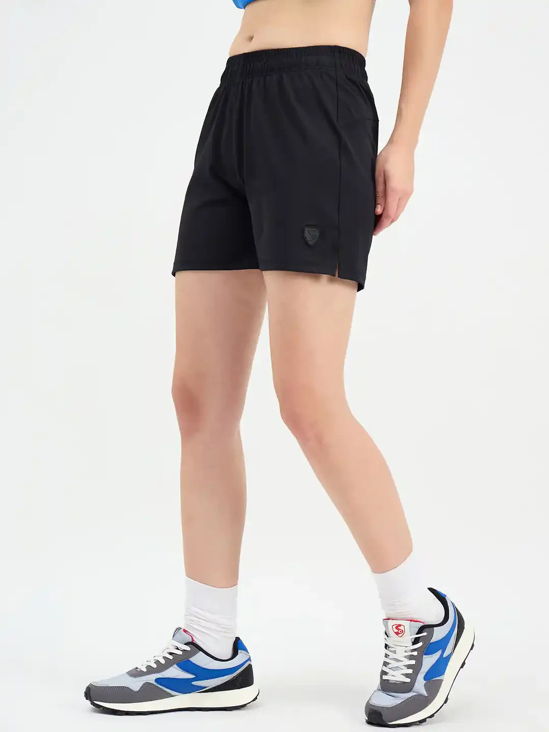 SG H2WS83291 Women Black Shorts