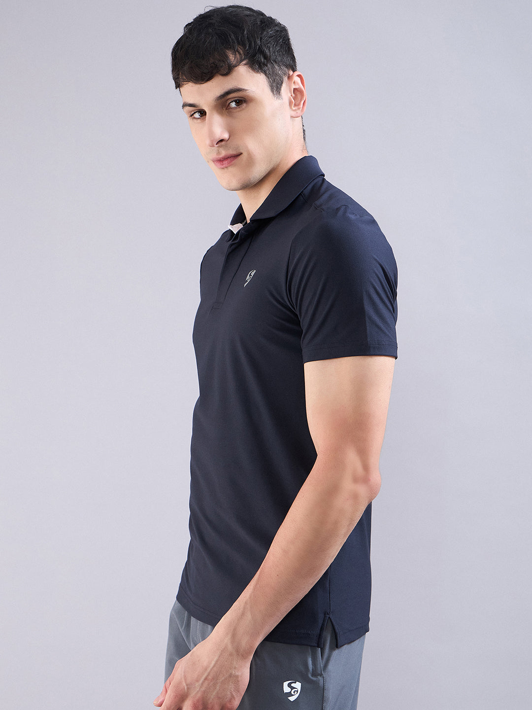 SG Men's Polo T-Shirt Navy Blue