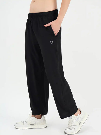 SG H1WTP83471 Women Black Track Pant
