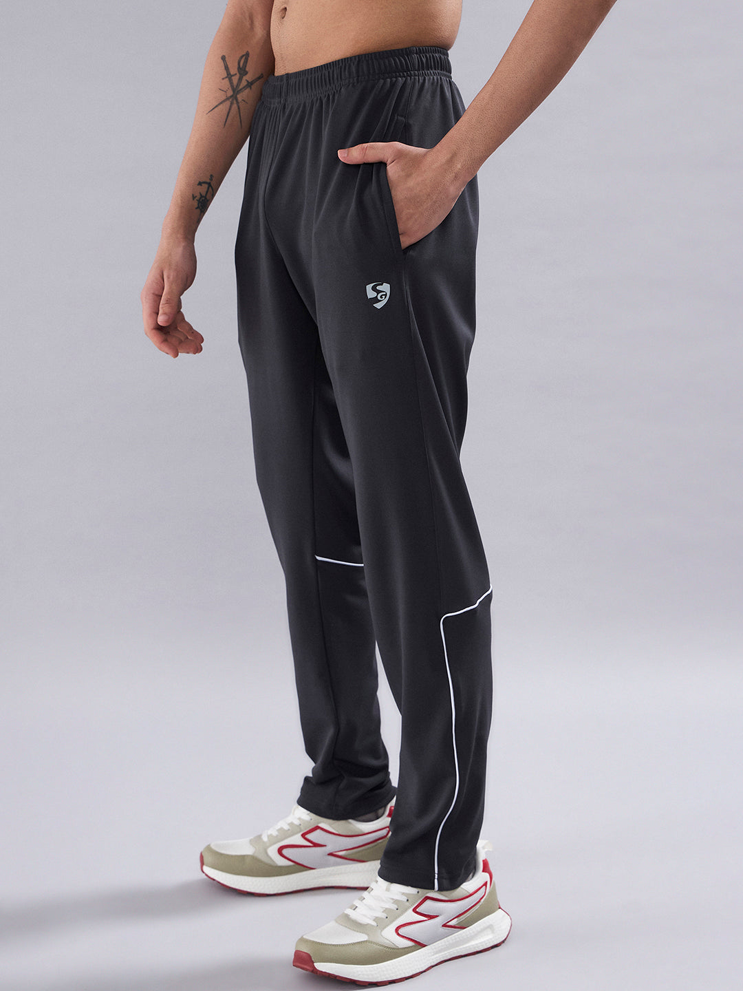 SG Men's Track Pant Dark Grey