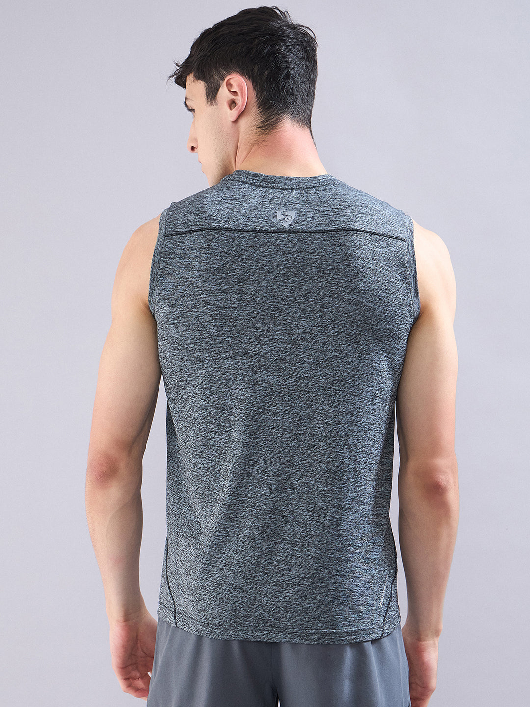 SG Men's T-Vest Melange Grey