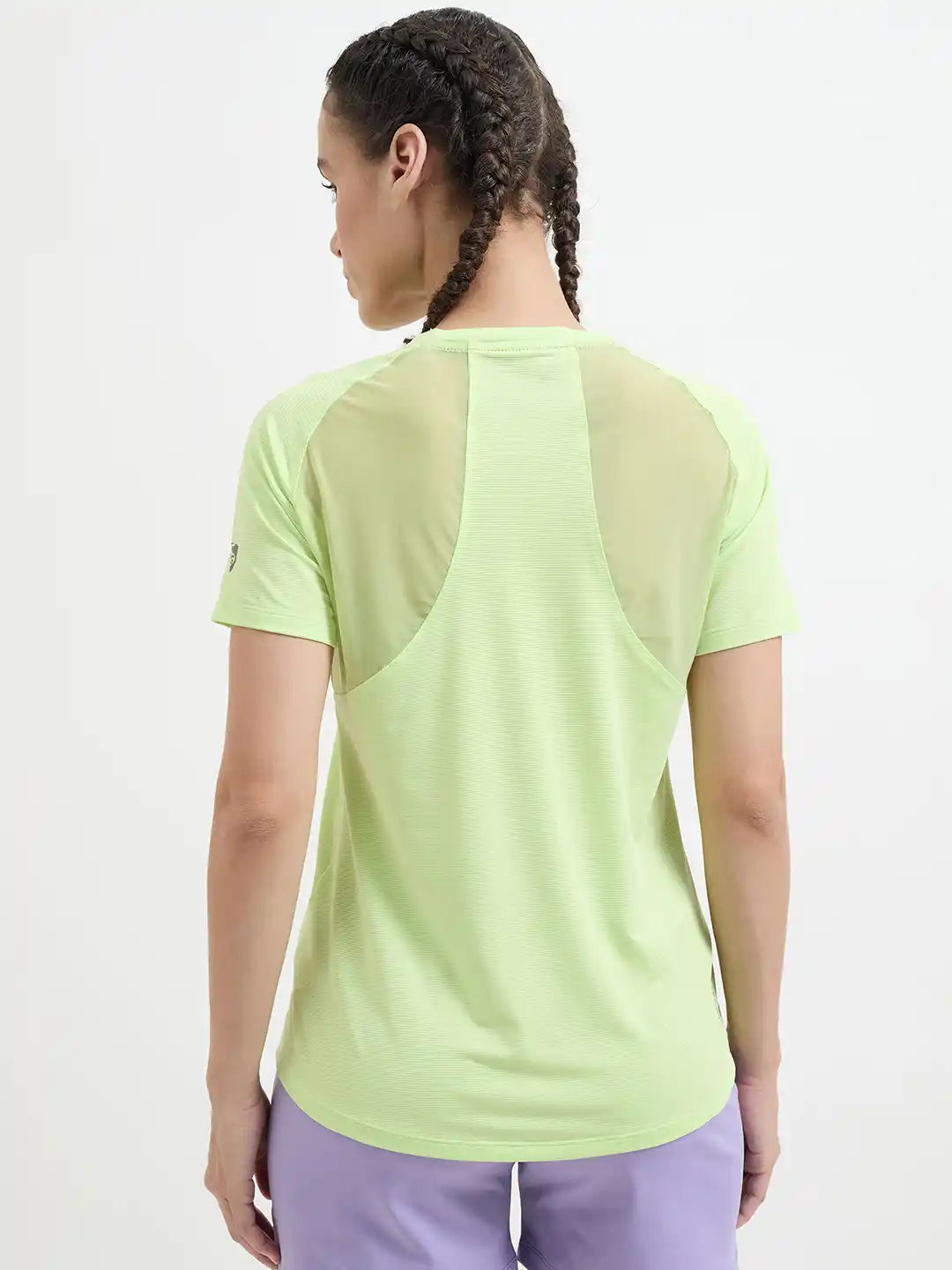 SG H2WT83112 Women Lime Green T-Shirt