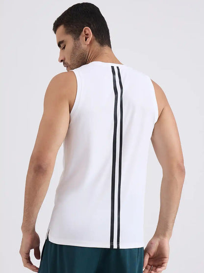 SG H2MV83641 Men White T-Vest