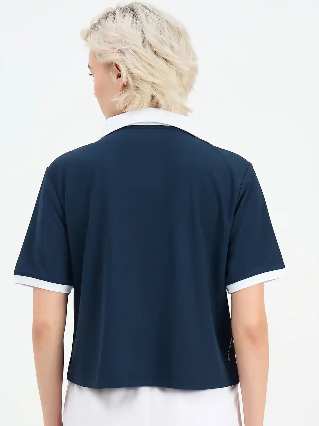 SG H1WP83202 Women Navy Polo T-Shirt