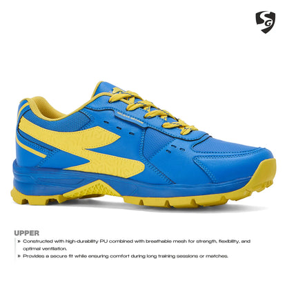SG CLUB EVO Shoes India Blue/Yellow