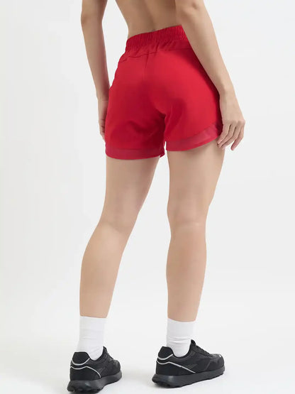 SG H1WS83301 Women Red Shorts