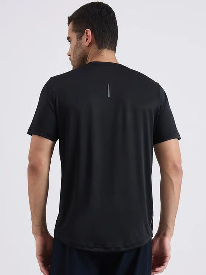 SG H1MT84161 Men Black T-Shirt