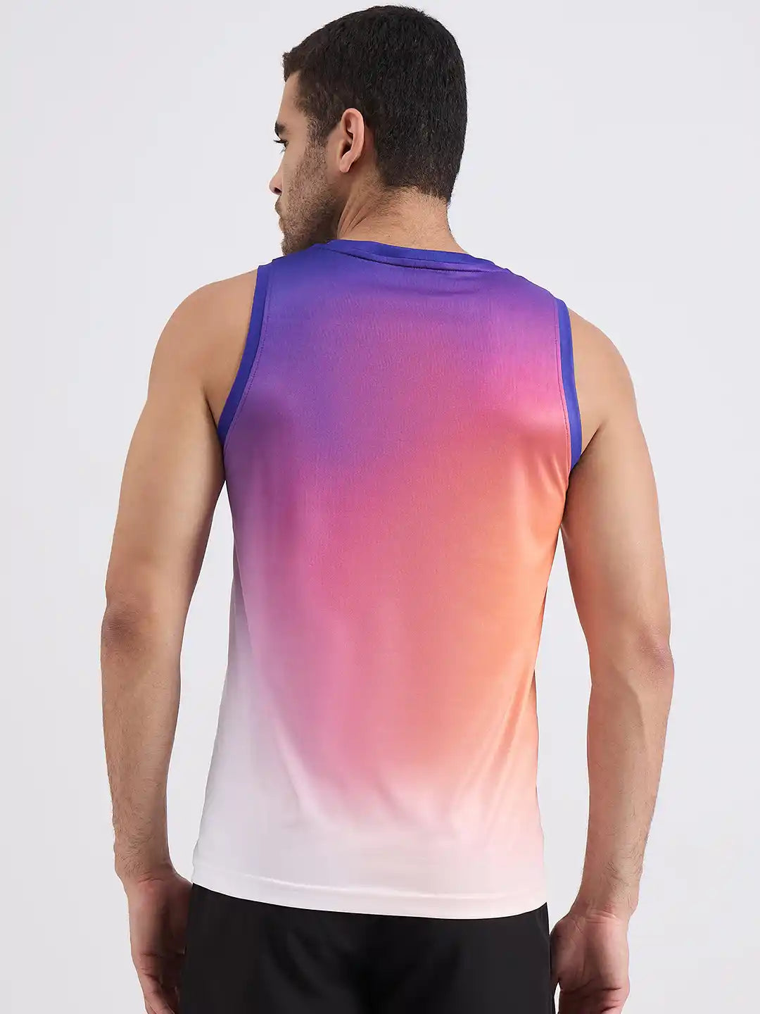 SG H2MV83622 Men Orange Purple T-Vest