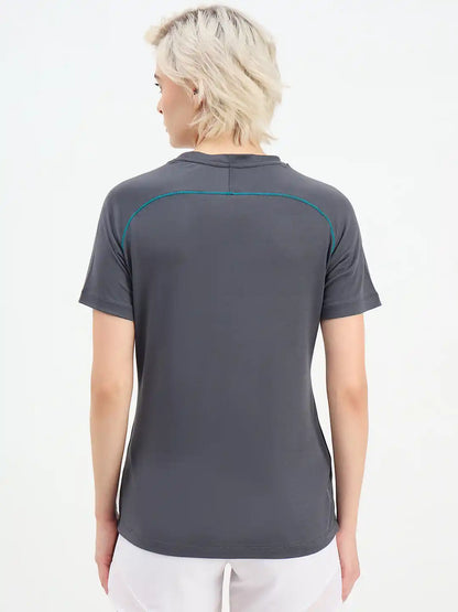 SG H1WT83162 Women Grey T-Shirt