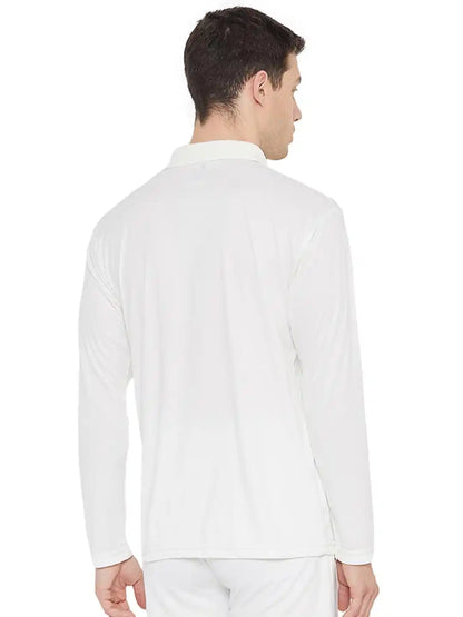SG Senior Club Full Sleeve Cricket Shirt Whites