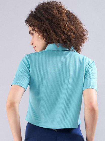 SG Women's Polo T-Shirt Aqua Blue