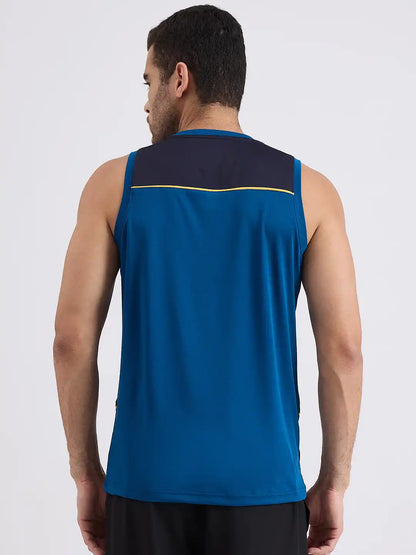 SG H1MV83601 Men Teal/Navy T-Vest