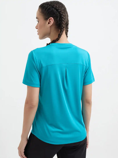 SG H1WT83132 Women Turquoise T-Shirt