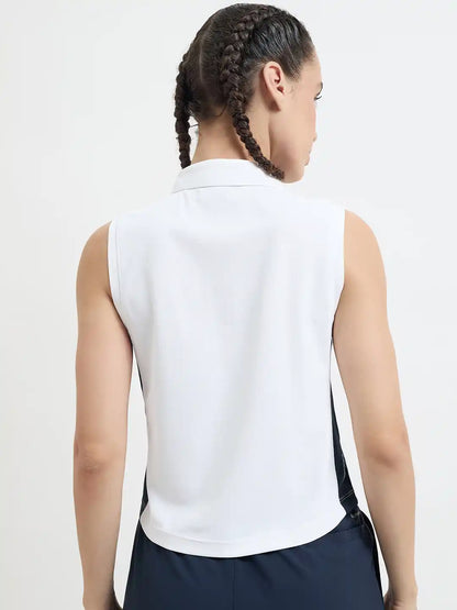 SG H2WV83071 Women White T-Vest