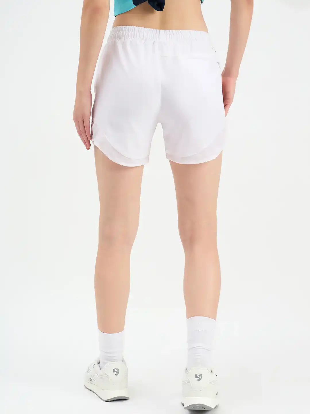 SG H1WS83302 Women White Shorts