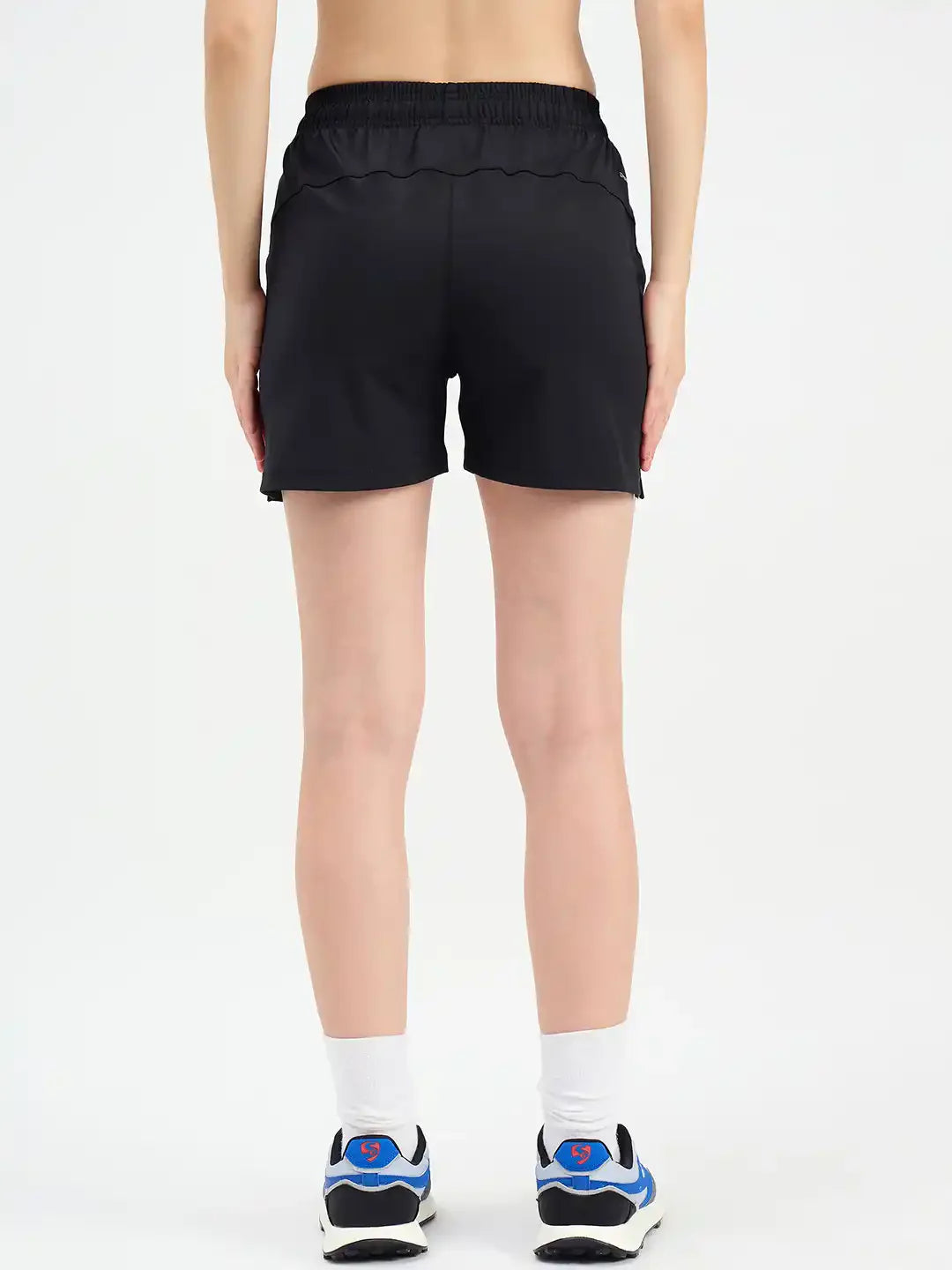 SG H2WS83291 Women Black Shorts