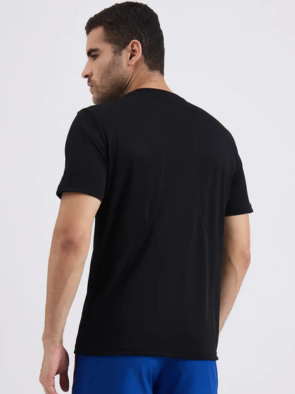 SG H1MT83682 Men Black T-Shirt