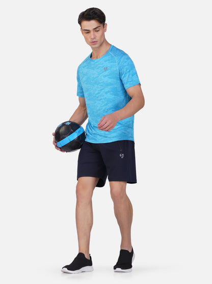 SG Men's Round Neck T-Shirt for Men & Boys | Ideal for Trail Running, Gym Fitness & Training, Jogging, Regular & Fashion Wear