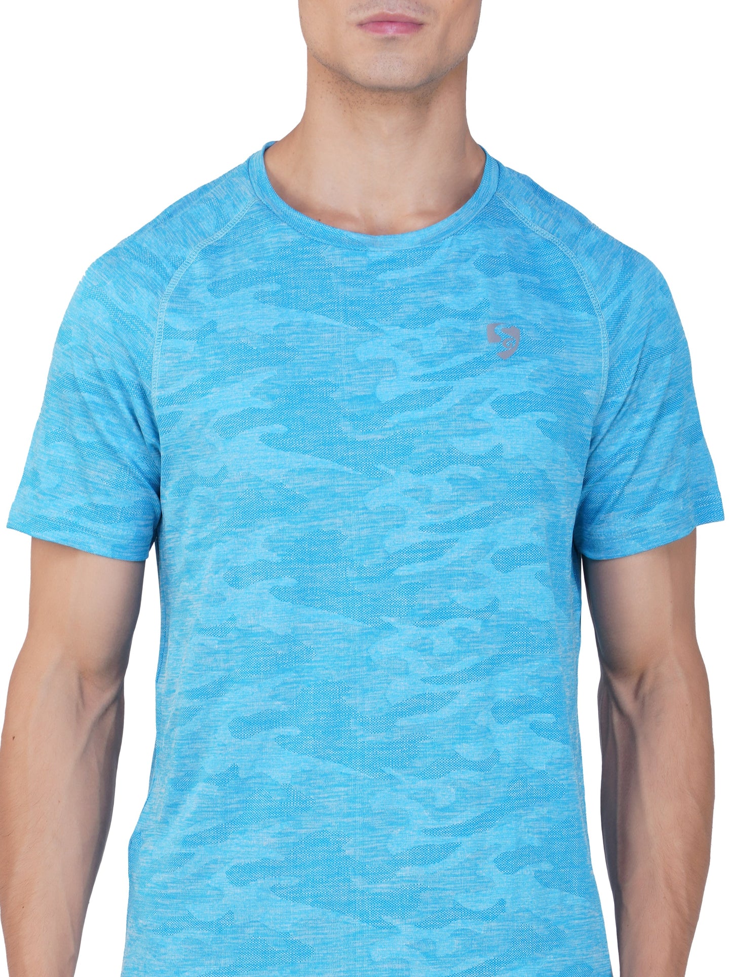 SG Men's Round Neck T-Shirt for Men & Boys | Ideal for Trail Running, Gym Fitness & Training, Jogging, Regular & Fashion Wear