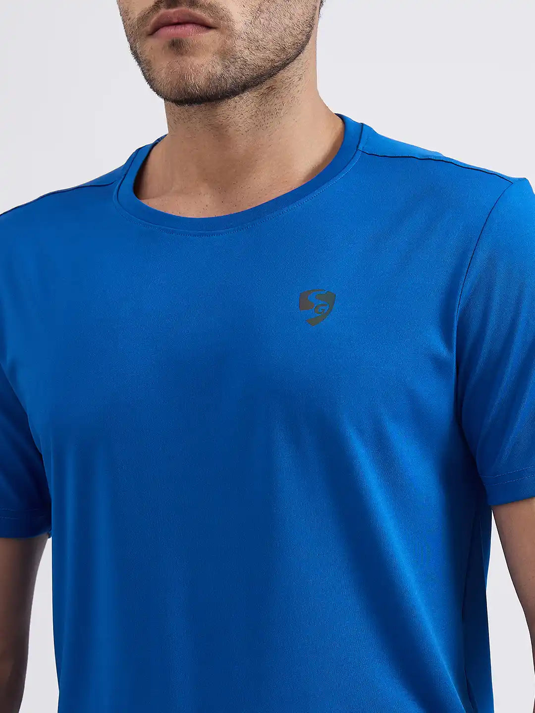 SG H1MT83721 Men Aqua T-Shirt