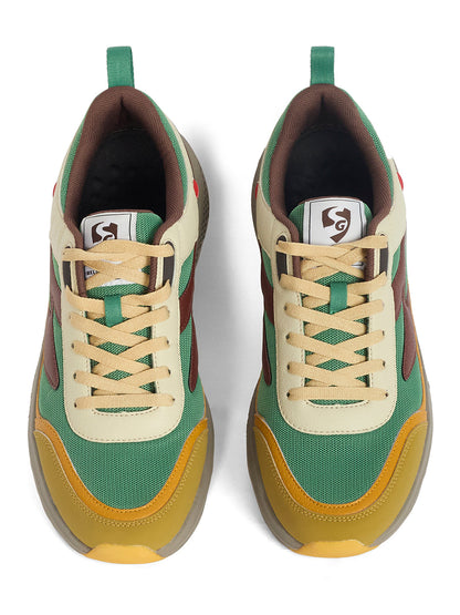 SG ARENA Lifestyle Shoes - Yellow/Green/Red