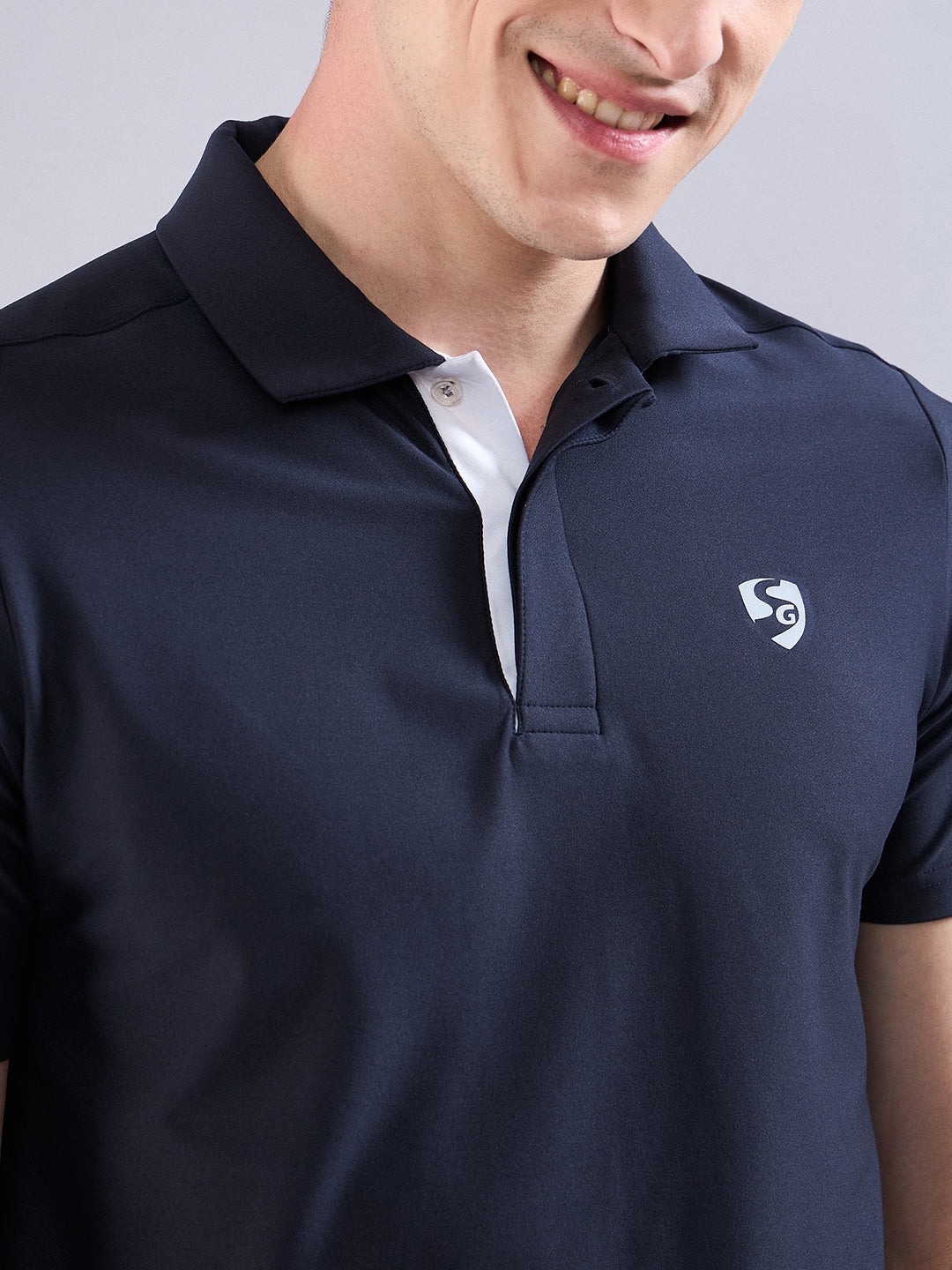 SG Men's Polo T-Shirt Navy Blue