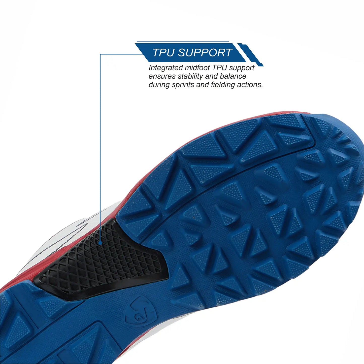 SG SCORER EDGE Shoes White/Red