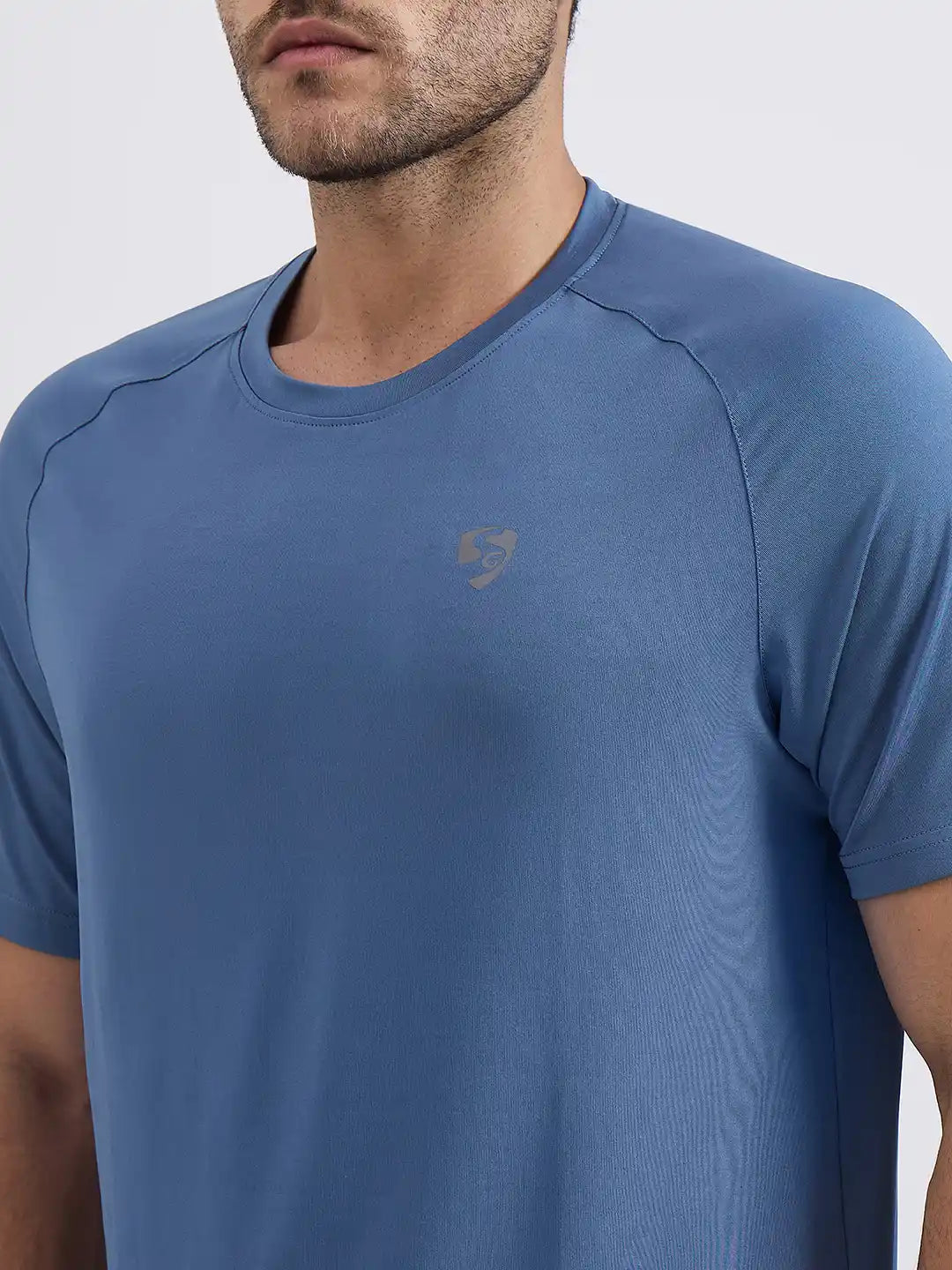 SG H1MT83786 Men Carmel Blue T-Shirt