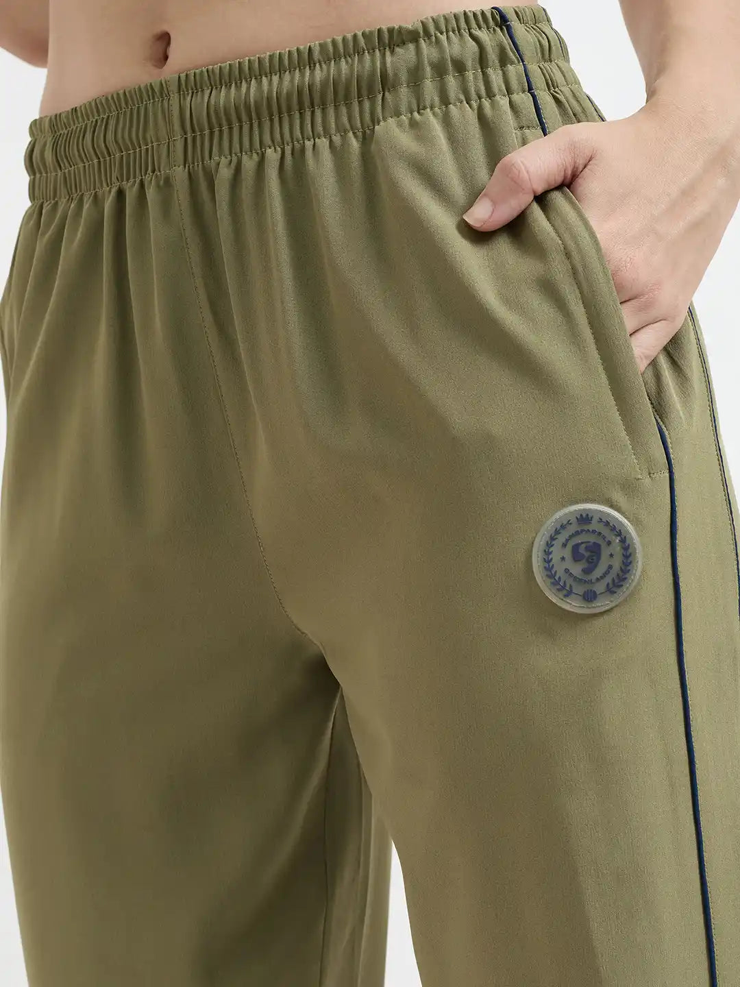 SG H1WTP83502 Women Khaki Track Pant