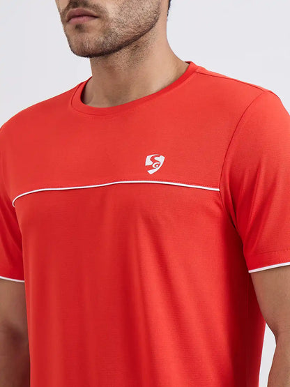 SG H1MT83702 Men Fiery Red T-Shirt