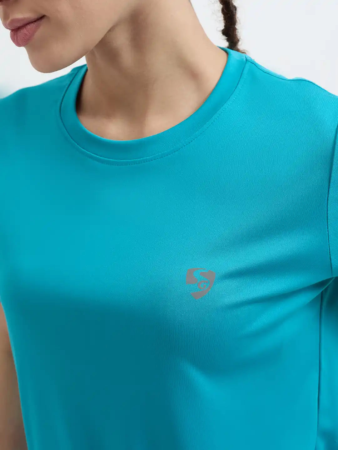 SG H1WT83132 Women Turquoise T-Shirt