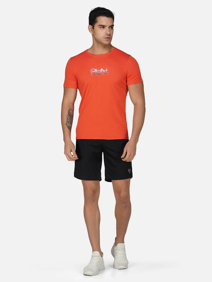 SG Round Neck Regular Comfort Fit T-Shirt For Mens & Boys, Red Paprika, Olive Green & Jet Black | Ideal for Trail Running, Fitness & Training, Jogging, Gym Wear & Fashion Wear