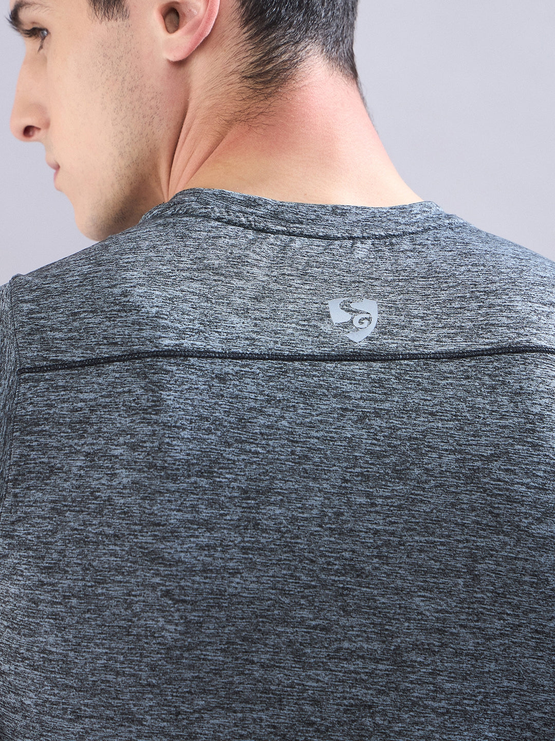 SG Men's T-Vest Melange Grey