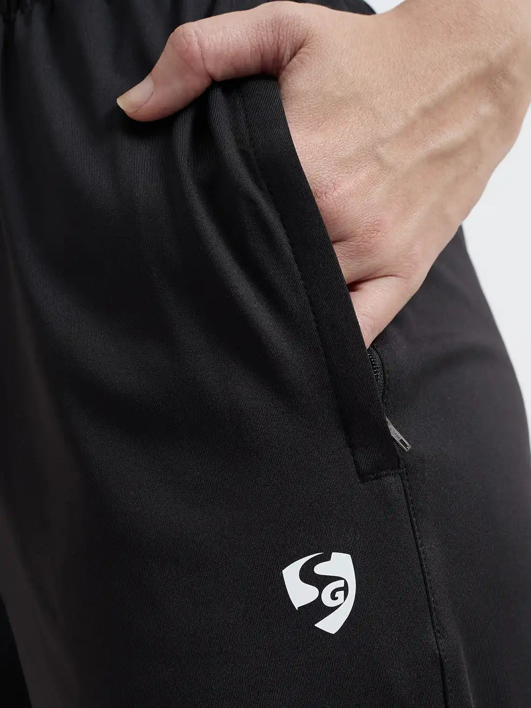 SG H1WTP83461 Women Black Track Pant