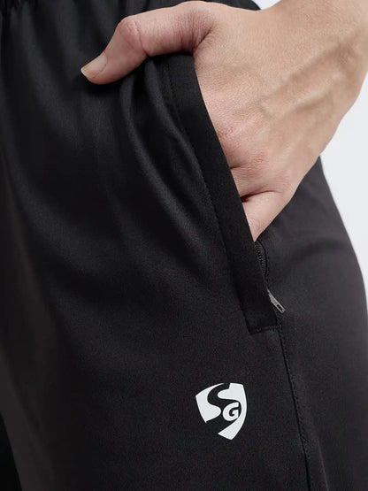 SG H1WTP83461 Women Black Track Pant