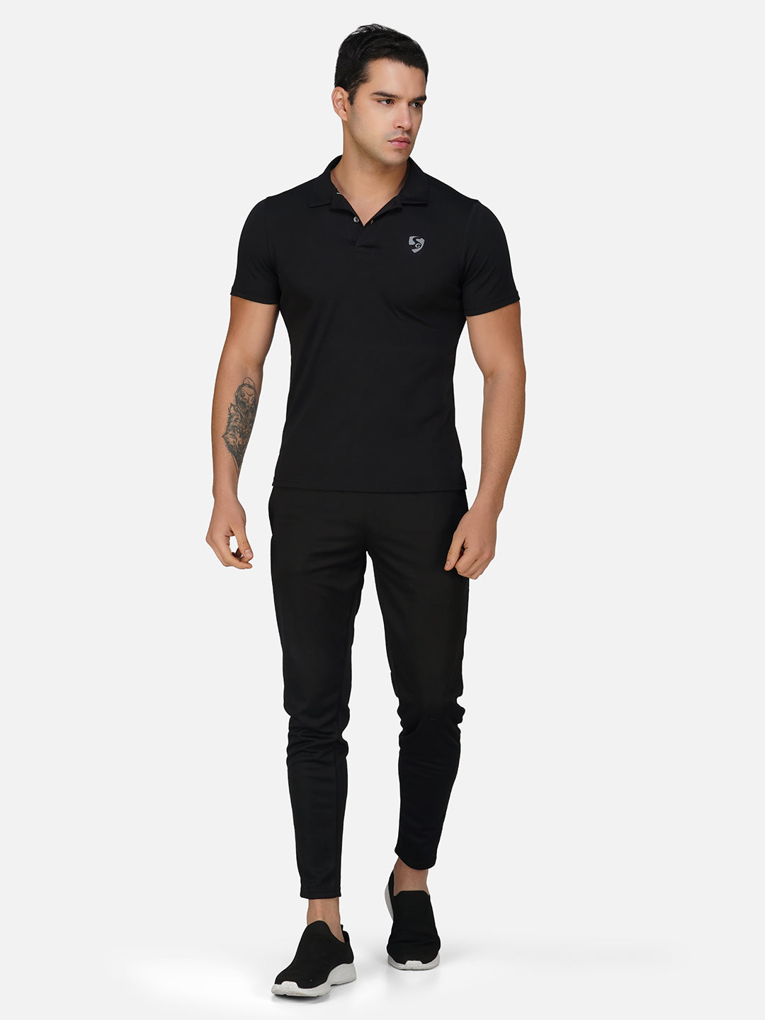 SG Regular Comfort Fit Polo T-Shirt For Mens & Boys, Olive Green, Marble White & Jet Black | Ideal for Trail Running, Fitness & Training, Jogging, Gym Wear & Fashion Wear