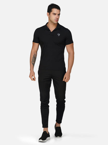 SG Regular Comfort Fit Polo T-Shirt For Mens & Boys, Olive Green, Marble White & Jet Black | Ideal for Trail Running, Fitness & Training, Jogging, Gym Wear & Fashion Wear